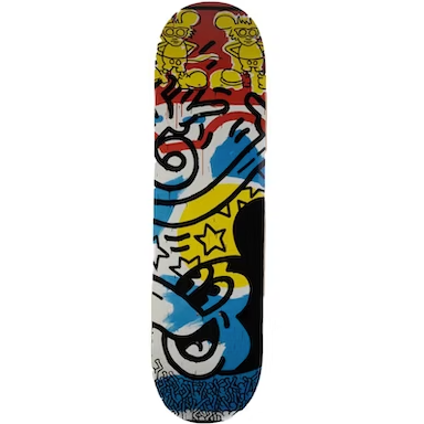 Diamond Supply Co. Disney Mickey Mouse x Keith Haring Hands By Mickey Skateboard