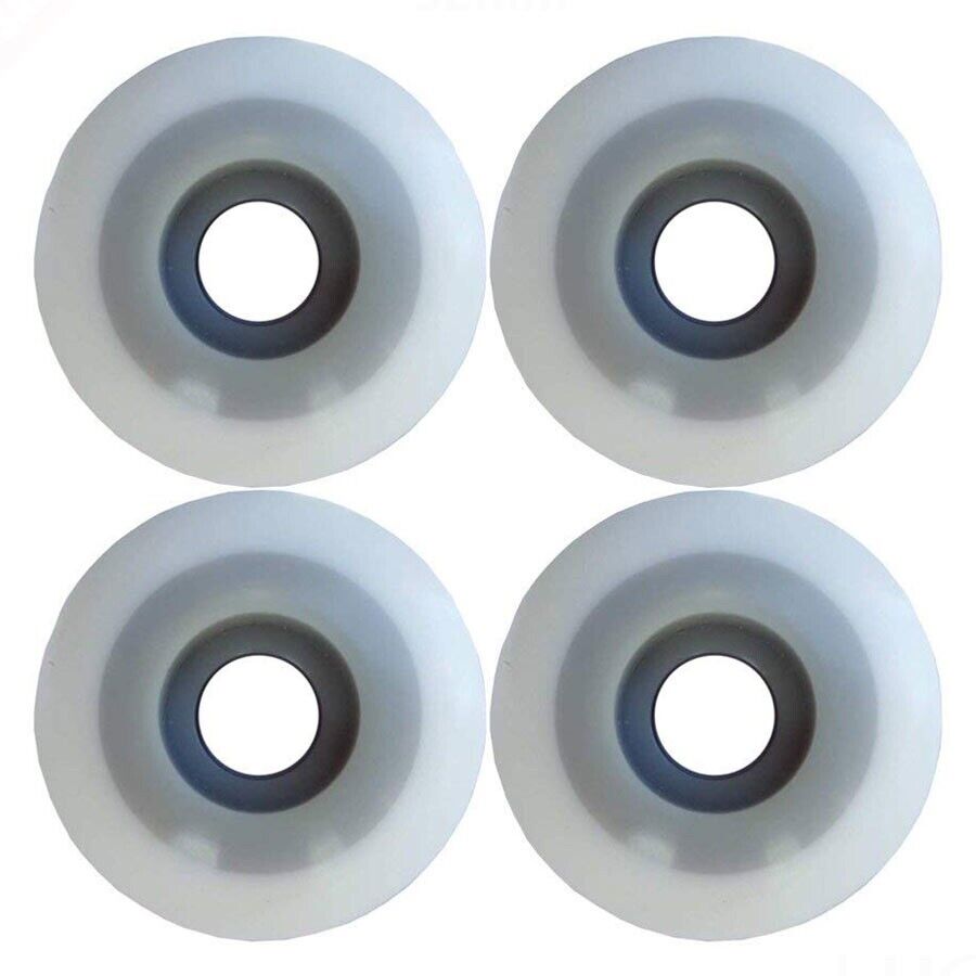 Blank Core Skateboard Wheels White / Grey