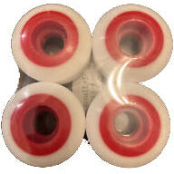 Blank Core Skateboard Wheels White / Red
