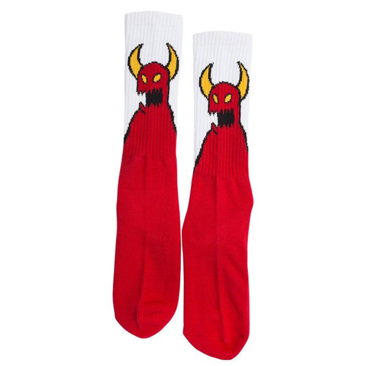 Toy Machine Socks Sketchy Monster Red One Size Fits All